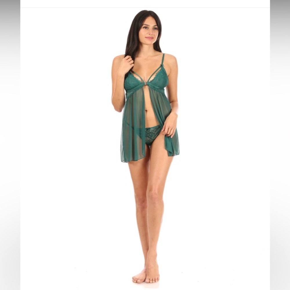 French Affair babydoll 2 piece NWT